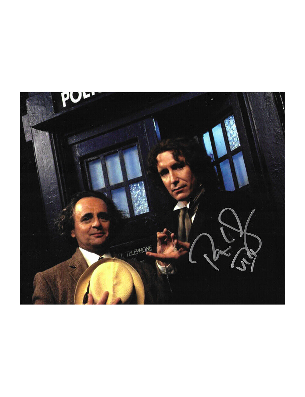 10x8 Doctor Who 8th Doctor Print Signed By Paul McGann 100% Authentic With COA