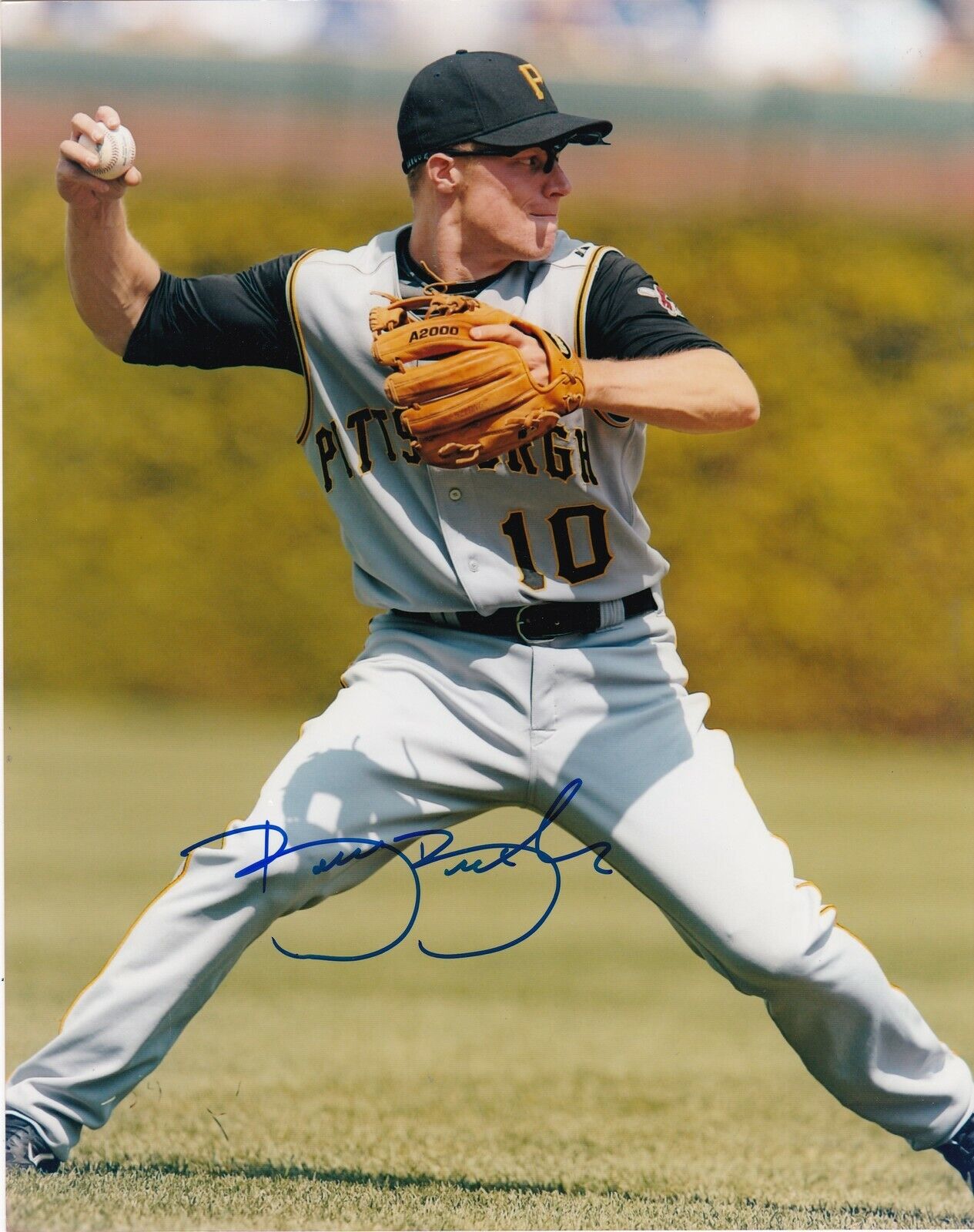 BRIAN BIXLER PITTSBURGH PIRATES ACTION SIGNED 8x10