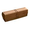 2024 new style retro cowhide American stationery box and pencil case