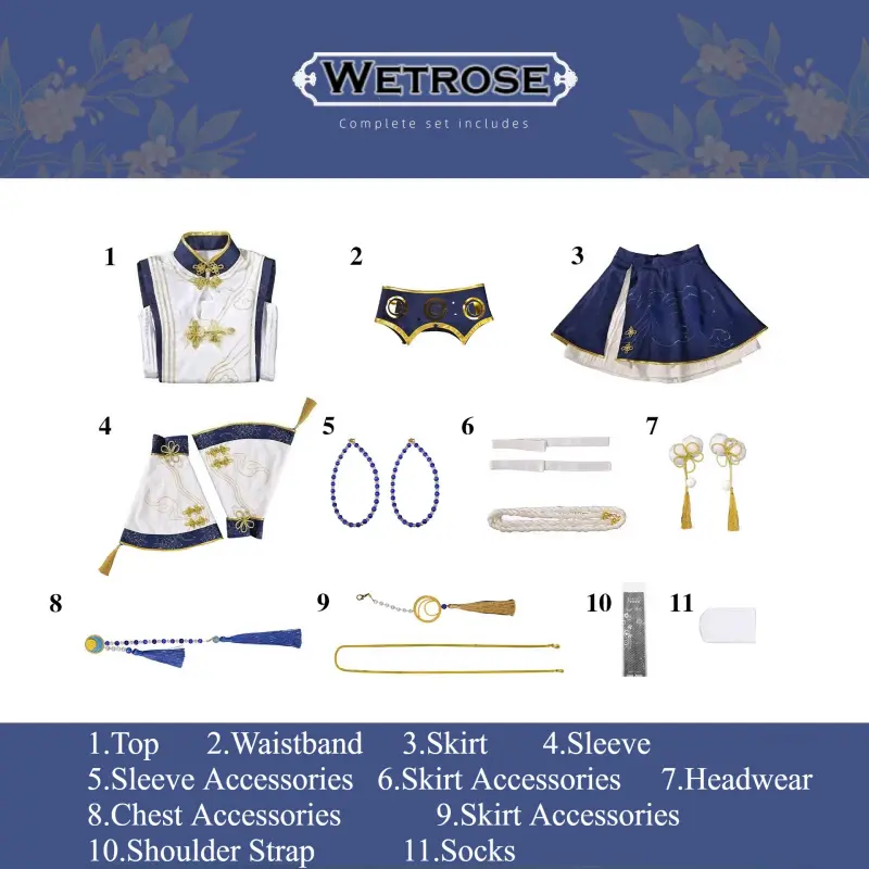 [Wetrose] In Stock Wuthering Waves & Dao Xiang Cun Collab Luno Game Outfit Cosplay Costume 