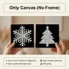 12Pcs DIY Pearl Painting Christmas for Home Wall Decor(15x15cm)