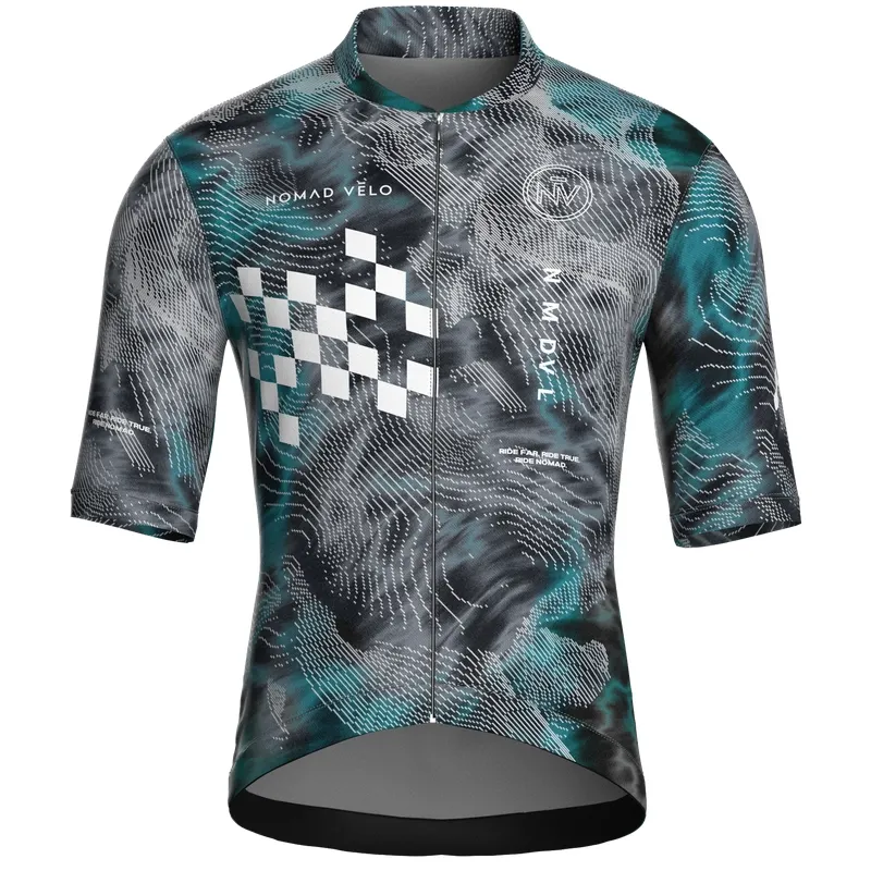 Altitude Teal Jersey – Cycling Short Sleeve Race Fit