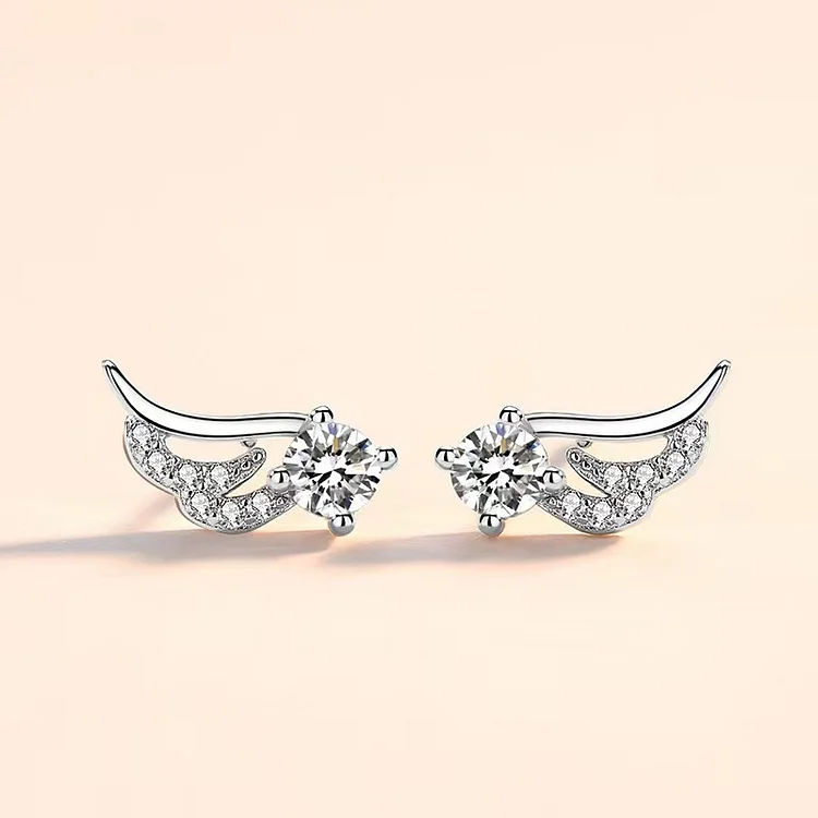 S925 Angel Wing Earrings