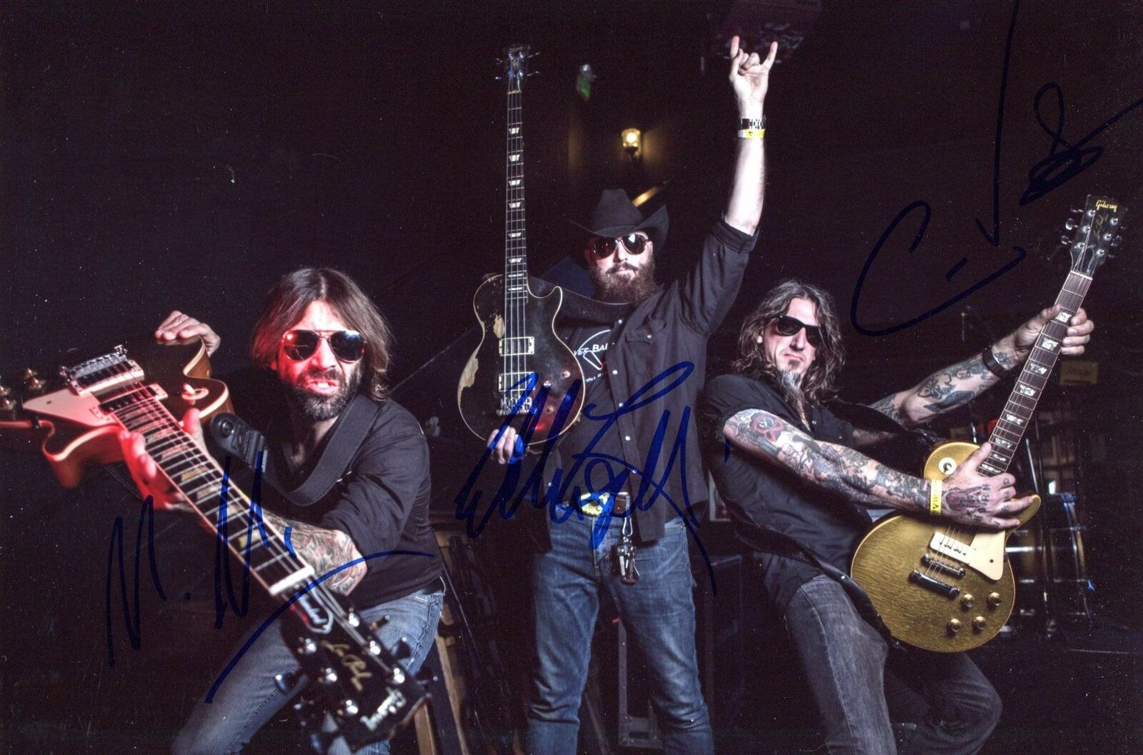 The Supersuckers ROCK BAND autograph, In-Person signed Photo Poster painting