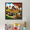 Farm Cottage-11CT Stamped Cross Stitch 45*45cm/17.72*17.72in tapestrymarket