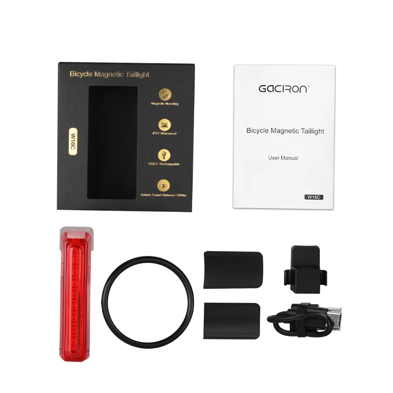 W16C Magnetic Mounting Smart Bicycle Rear Light