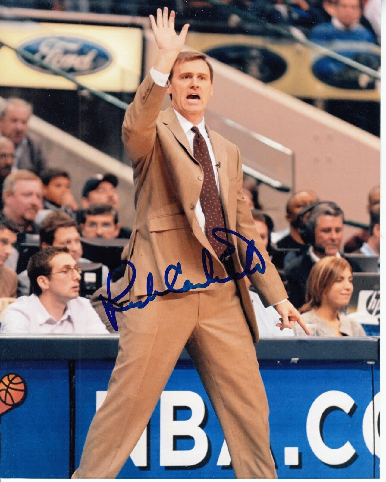 Rick Carlisle #0 8x10 Signed w/ COA Dallas Mavericks 033119