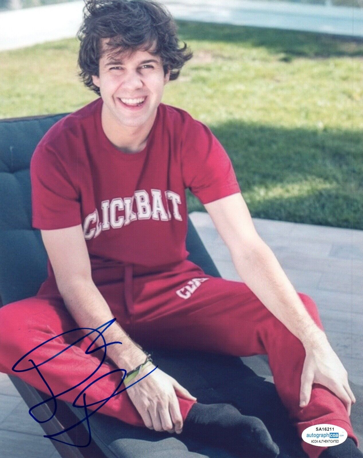 David Dobrik Signed Autographed 8x10 Photo Poster painting YouTube Star ACOA COA