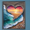 (US Only)Paint By Numbers Kit On Canvas DIY Oil Art Seaside Picture Home Decor40x50cm