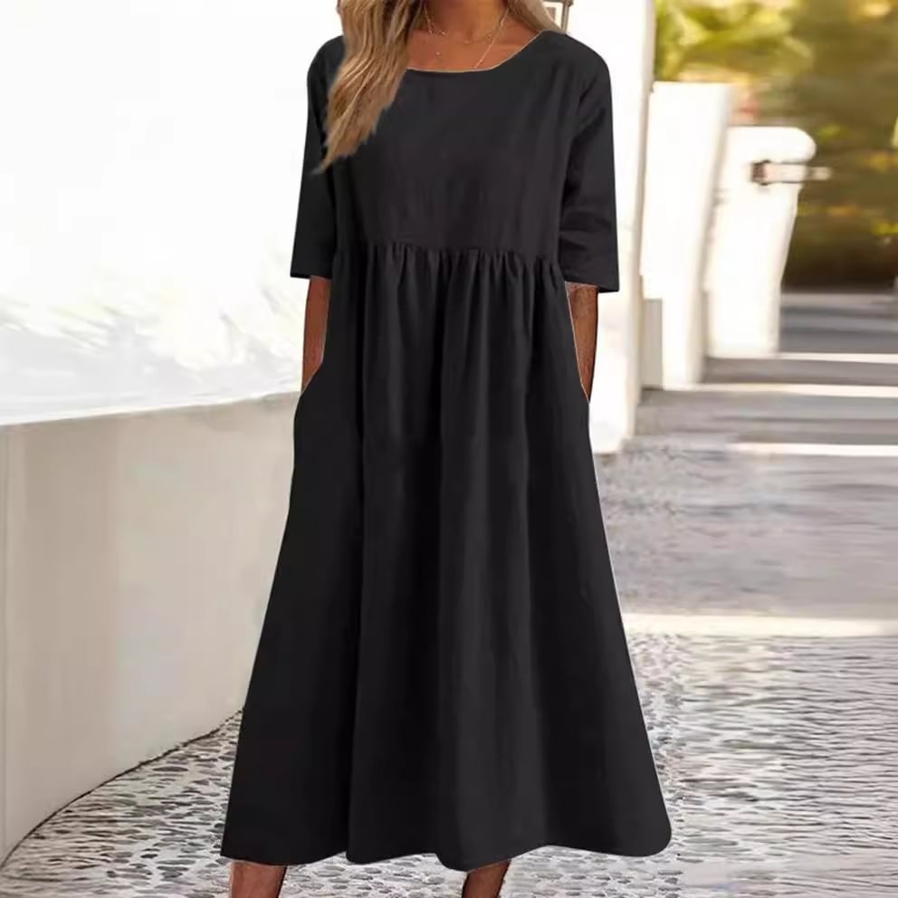 Flattering & Chic: Essential Black Linen Dress Styling Tips for Senior Women