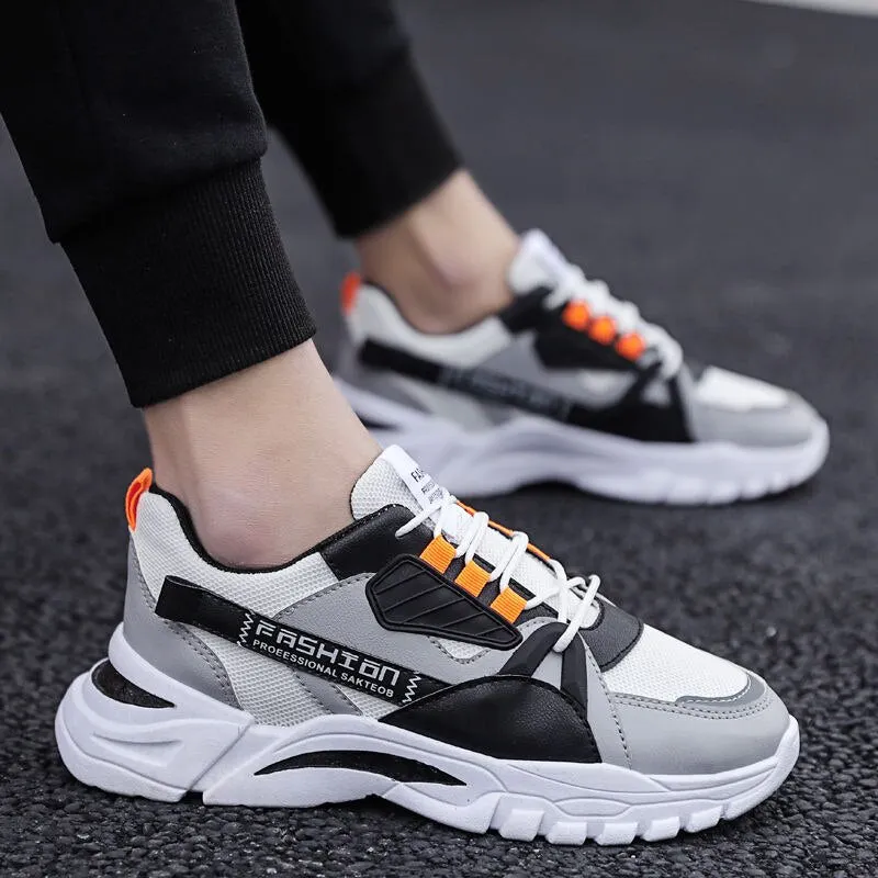 Men's Shoes Spring 2021 Trendy Sports Casual Borad Shoes Versatile Summer Breathable Sneakers Running Daddy Tide Shoes