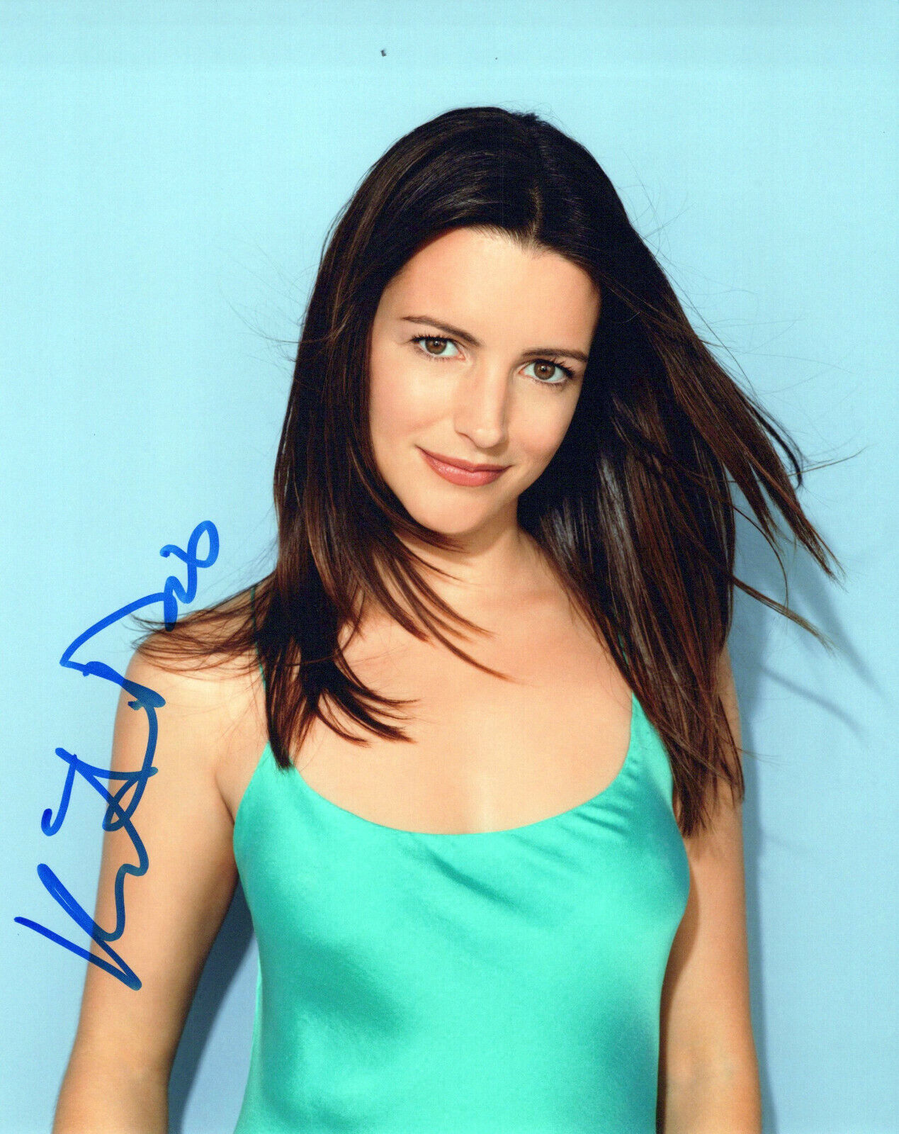 Kristin Davis glamour shot autographed Photo Poster painting signed 8x10 #9