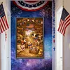 Diamond Painting -DIY Round Drill Independence Day Farm(60*40CM)