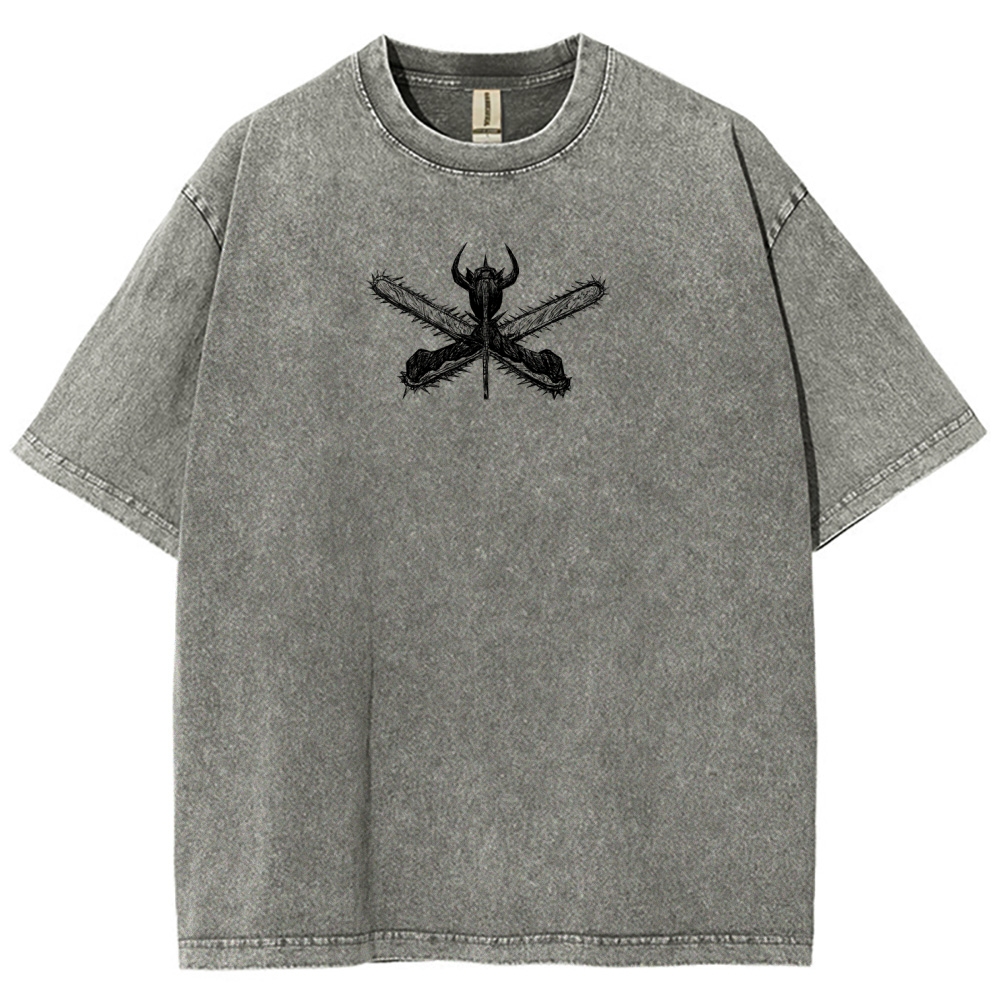Chainsaw Man Unisex Fit Washed T-Shirt 2510003381