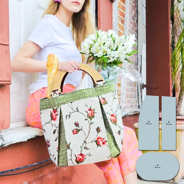 Multi Tote Bag Sewing Template - Include Instructions