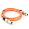 5pcs 3Pin XLR Cable Male to Female M/F Foil+Braided Shielded Audio Cable