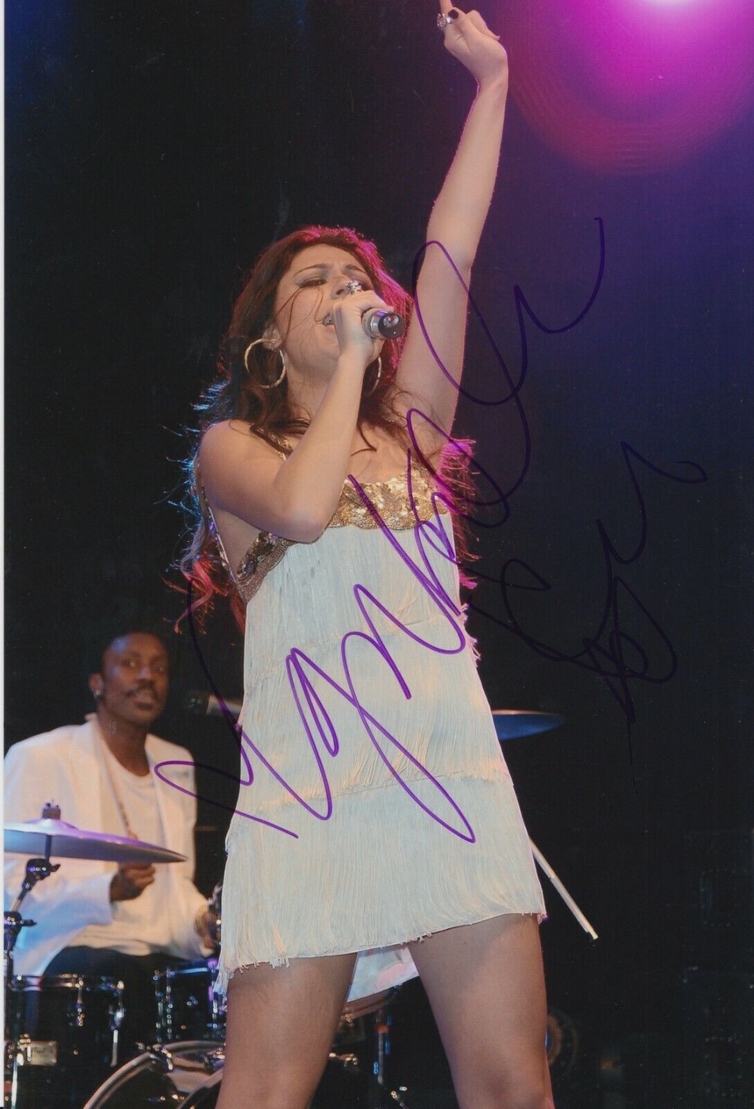 Gabriella Cilmi Hand Signed 12x8 Photo Poster painting - Music Autograph 1.