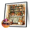 Diamond Painting-DIY Full Round Drill Cabinet(40*40CM)