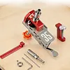 All-In-One 35mm Hinge Drilling Guide Jig, Woodworking Positioning Tool for Wardrobe & Cabinet Mounting