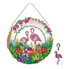 Diamond Painting Hanging Christmas Bird Wreath Kit Home Door Decor