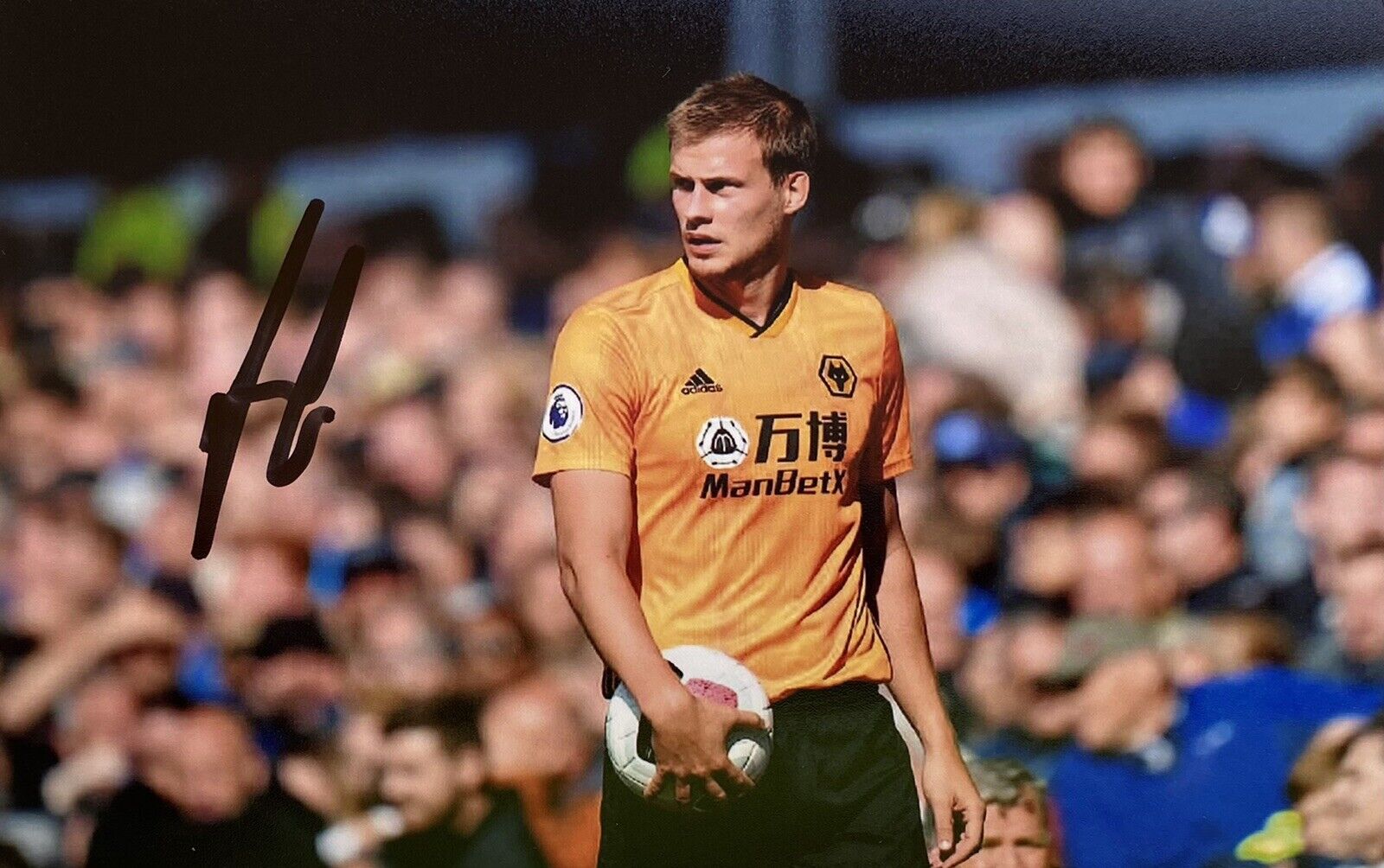 Ryan Bennett Genuine Hand Signed Wolves 6X4 Photo Poster painting