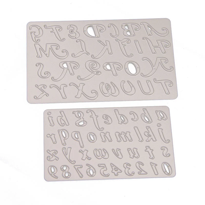 Metal DIY Scrapbooking Photo Numeral Alphabet Letter Die Cutting Dies Decor Embossing Craft Card Emboss Template