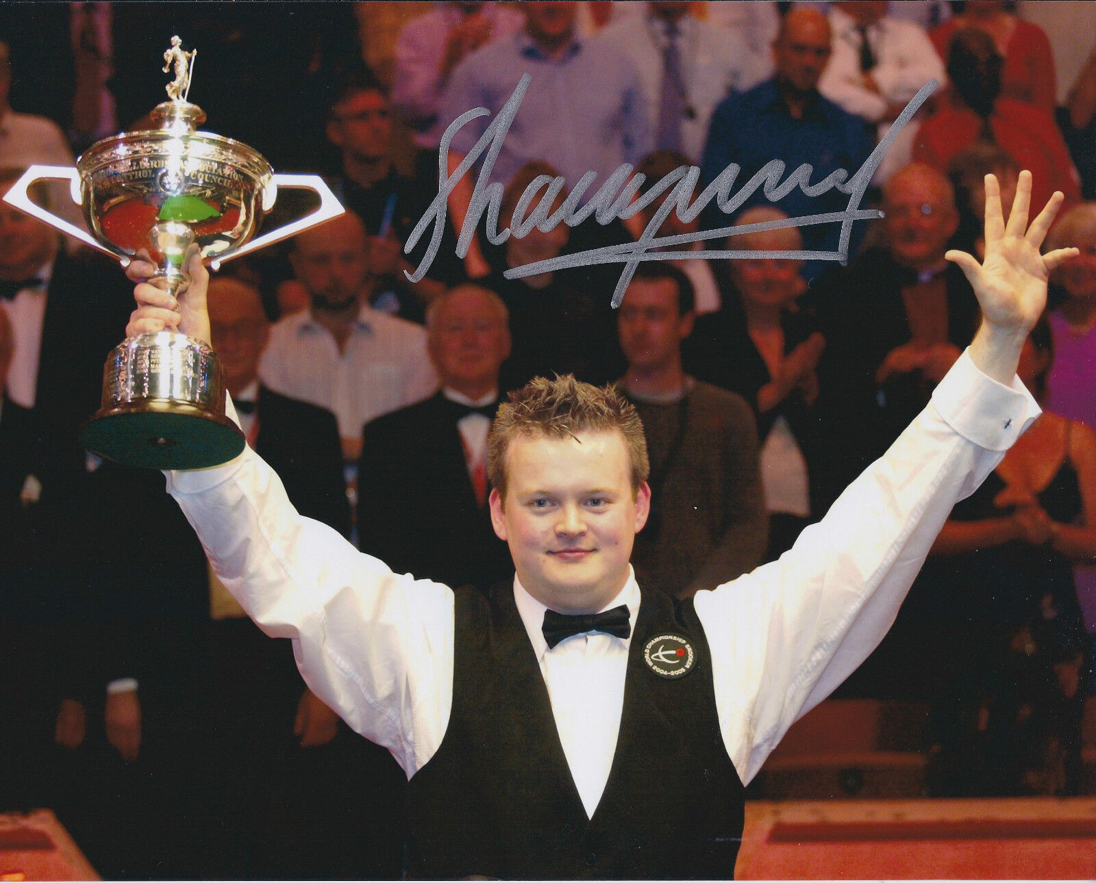 Shaun Murphy SIGNED Snooker Champion 10x8 Photo Poster painting AFTAL COA Autograph CRUCUBLE