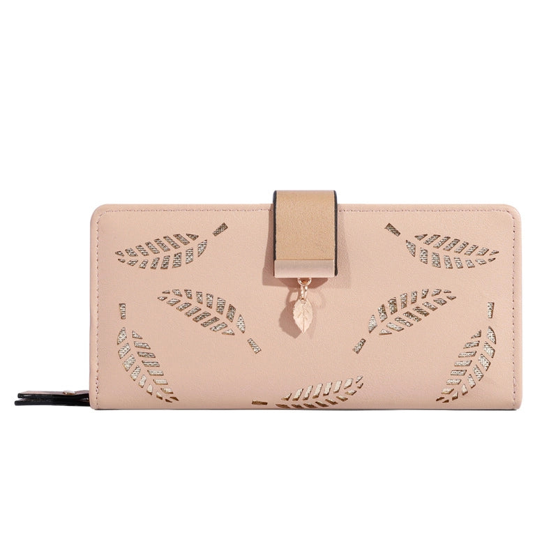 Women’s Flower Pu Leather Hidden Buckle Wallets