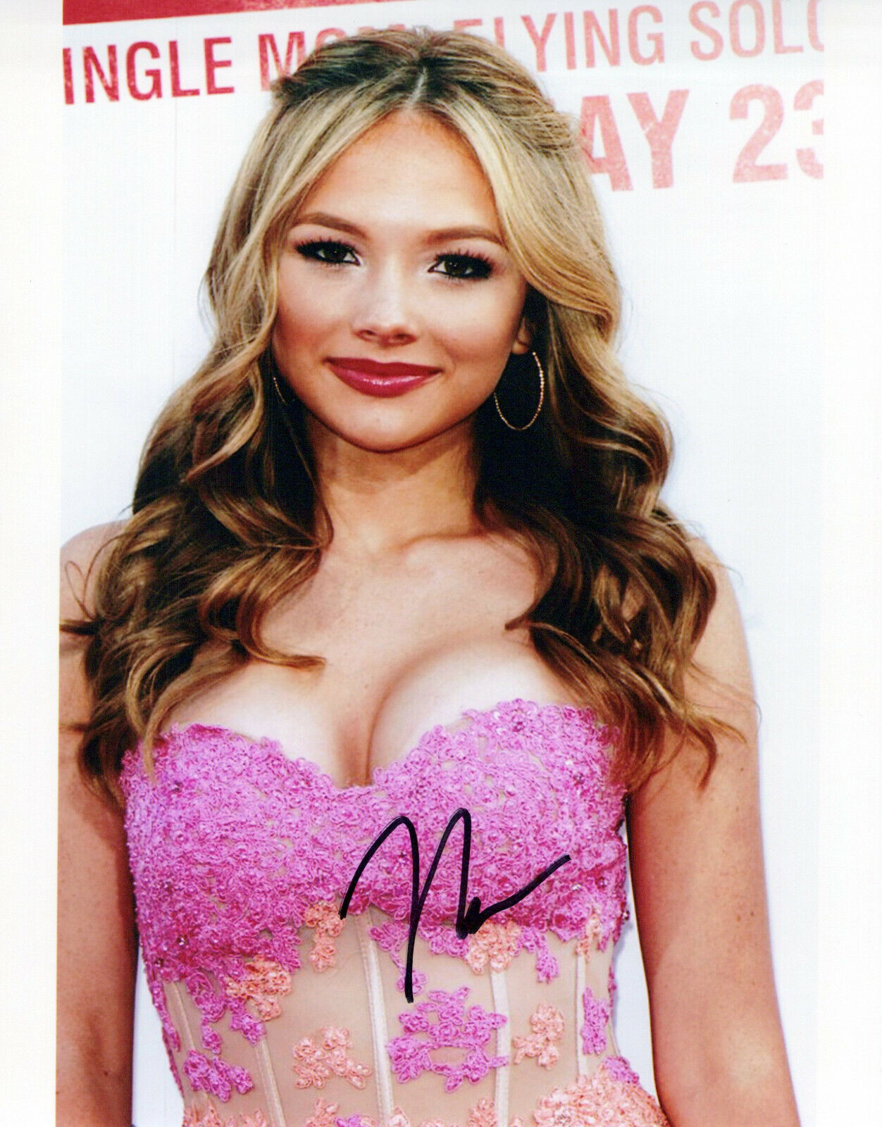 Natalie Alyn Lind glamour shot autographed Photo Poster painting signed 8x10 #1