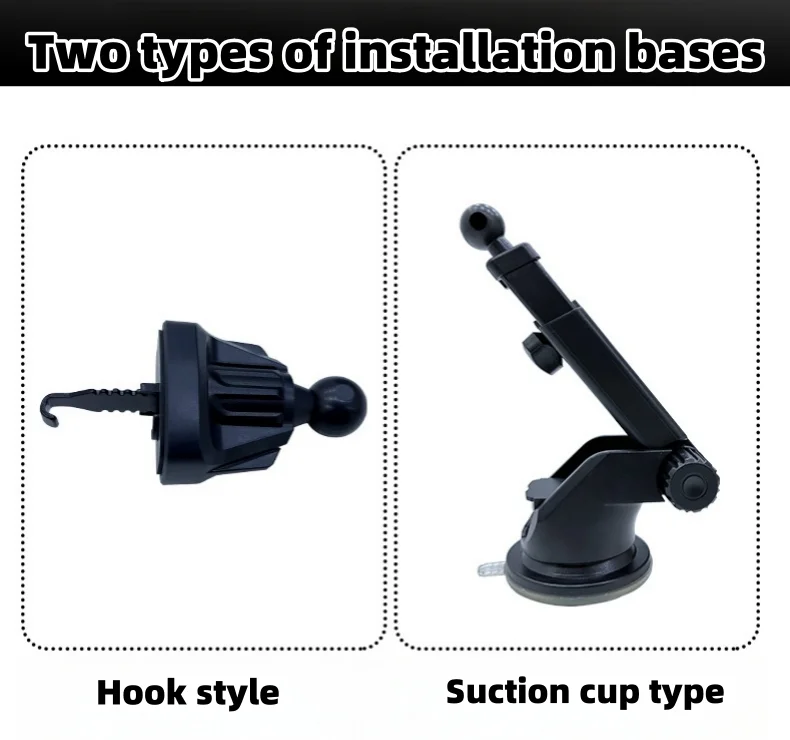 Car mobile phone holder with illuminated car LOGO (wireless charging model)