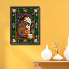 (Big Size)Retro Cat - 11CT Stamped Cross Stitch - 50*67cm