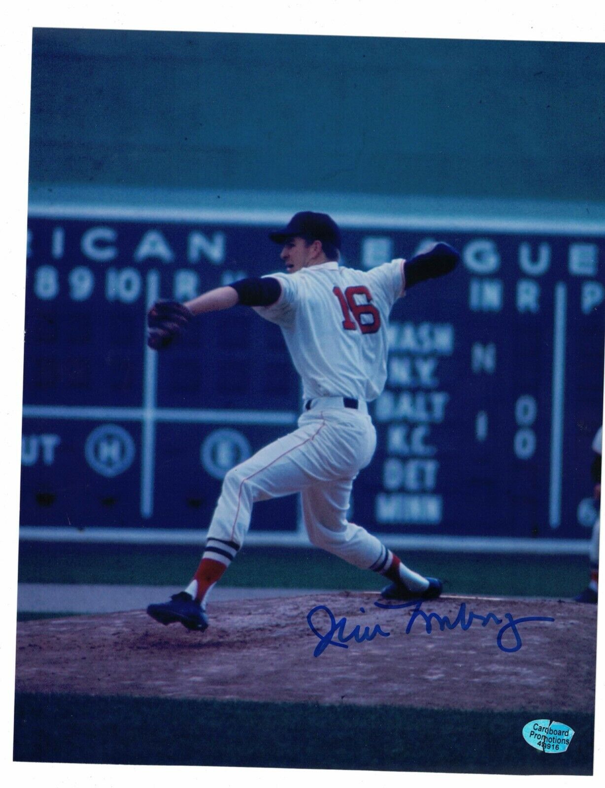 Jim Lonborg Boston Red Sox Signed 8x10 Photo Poster painting W/Our COA