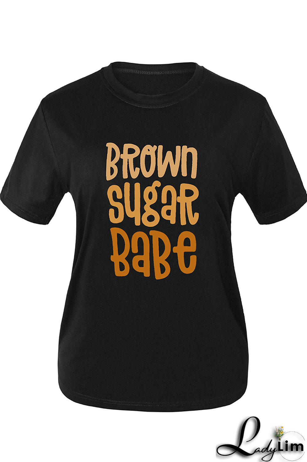 Grey Fashion Street Print Split Joint Letter O Neck T-Shirts