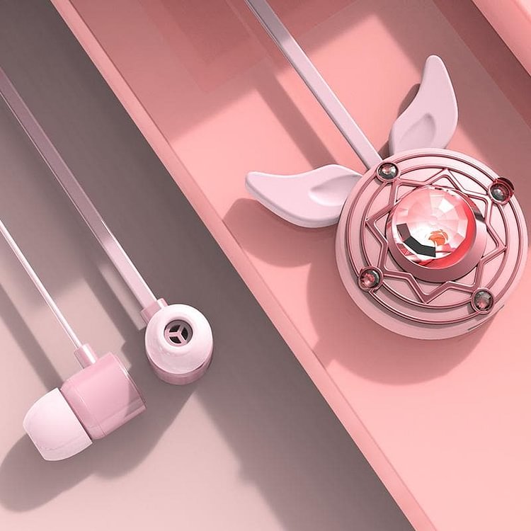 Pink Kawaii Star Wings Bluetooth Headset  SP14410