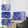 Blue Flower | Crystal Rhinestone  | Special Shaped Diamond Painting Kits