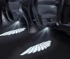 Angel Wings Car LED Projector Light Car Side Mirror, Chassis Modification LED Light Universal Projector Light Car Accessories Suitable for All Car Models