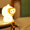 Diving Duck Cute Night Light Bedside Table Lamp