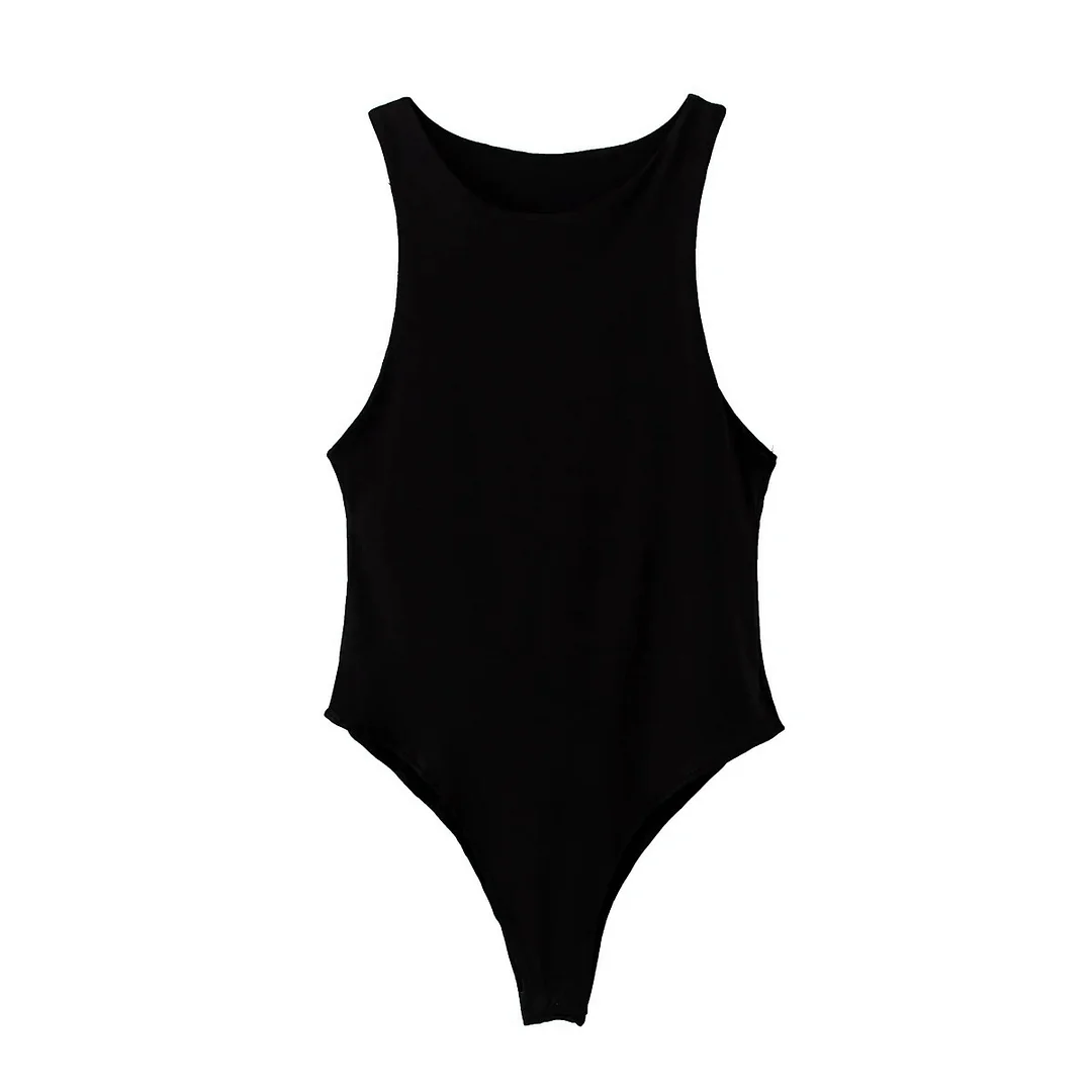 Churchf Churchf 2024 New Ins Wind Sexy Tight Conjoined Vest Women Sleeveless Jumpsuit Trend