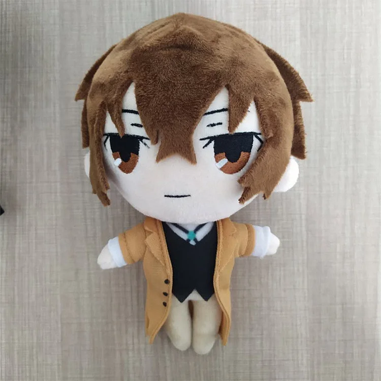 Dazai Osamu/Ryunosuke Akutagawa Cosplay Plush Toys Cartoon Soft Stuffed Dolls Mascot Birthday Xmas Gift