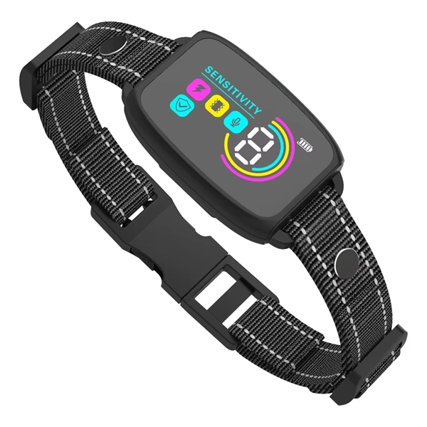 Smart Automatic Anti-Barking Dog Collar – Rechargeable Bark Stopper with HD Digital Display, IP67 Waterproof, Safe & Effective Dog Training Collar