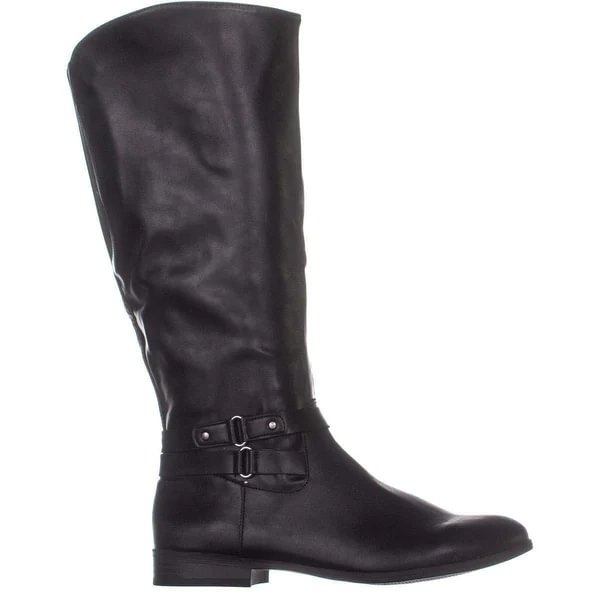 Style & Co Women's Kindell Almond Toe Knee High Platform Boots Black Size 6 M - Shop Trendy Women's Clothing | LoverChic