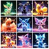【9 pièces/paquet】-Pokémon-Plein diamant rond peinture-30 * 30cm