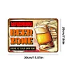 Beer area - Vintage Metal Signs(12*8Inch) - Bar