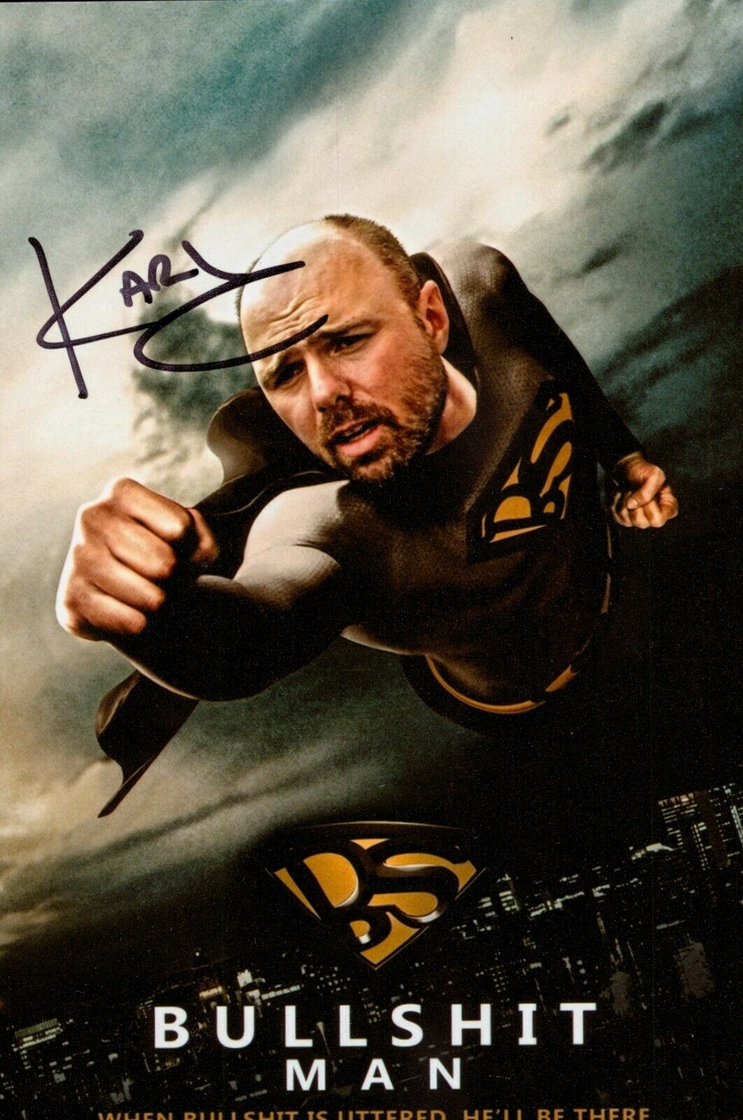 Karl Pilkington Signed 6x4 Photo Poster painting An Idiot Abroad Autograph Memorabilia + COA