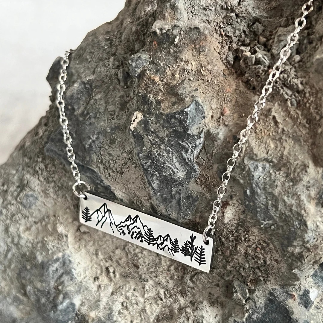 Colorado Landscape Bar Necklace