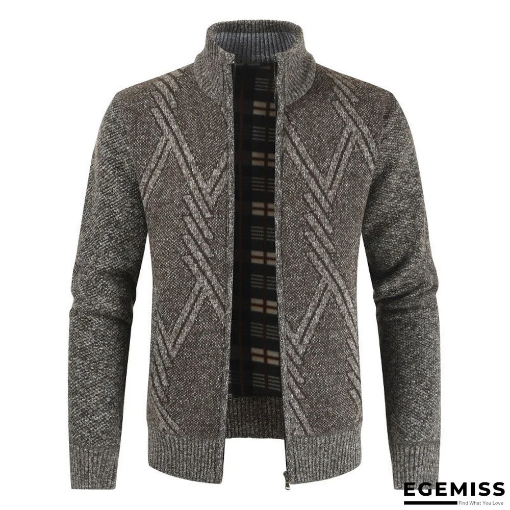 Geometric Men's Casual Sweater Coat | EGEMISS