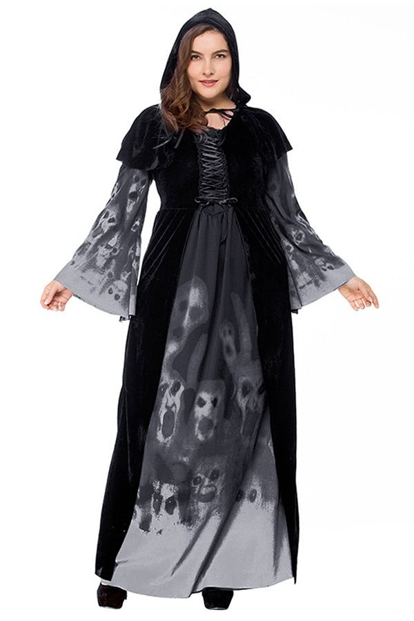 Womens Plus Size Ghost Enchantress Costume-elleschic