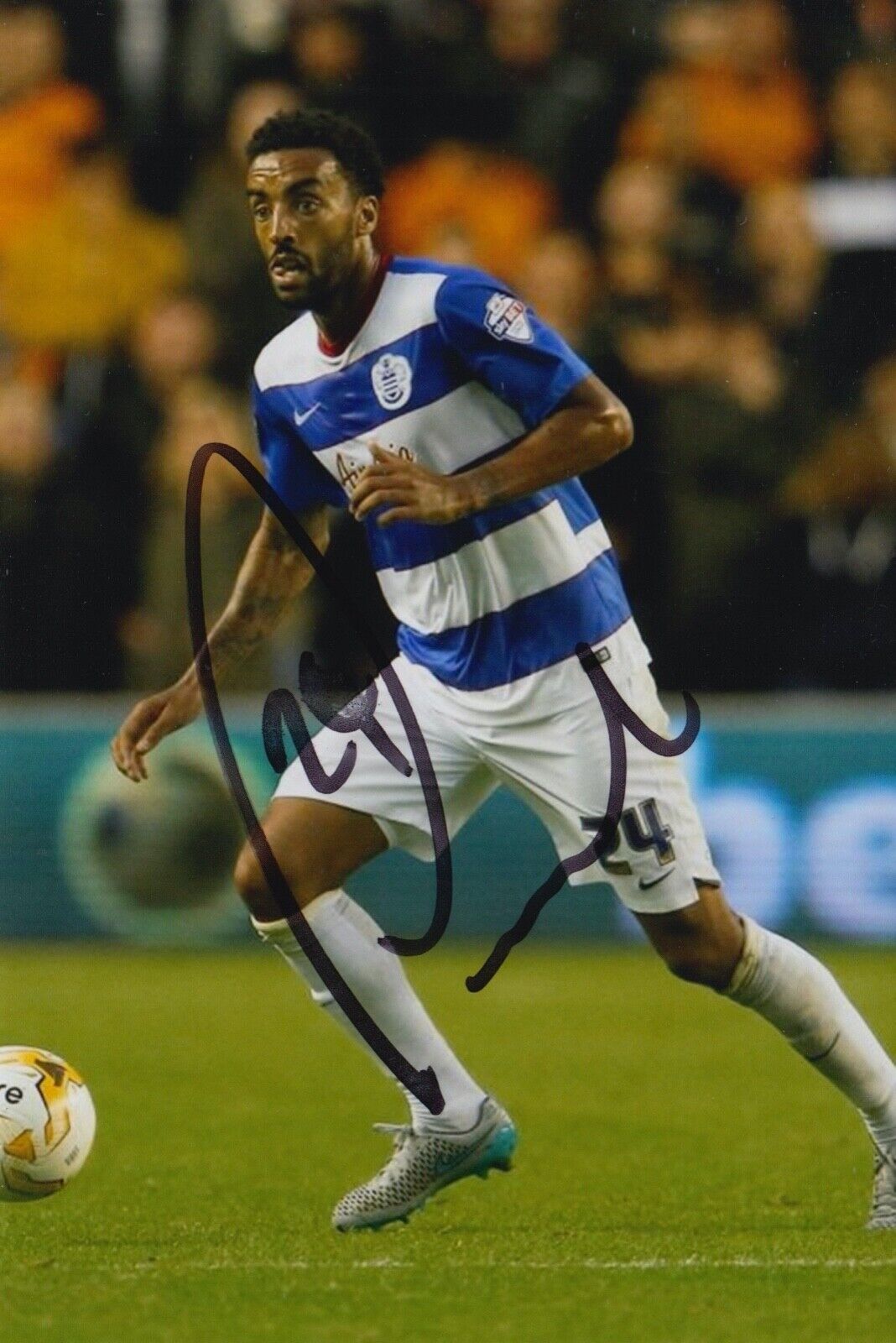 JAMES PERCH HAND SIGNED 6X4 Photo Poster painting - FOOTBALL AUTOGRAPH - QPR 1.
