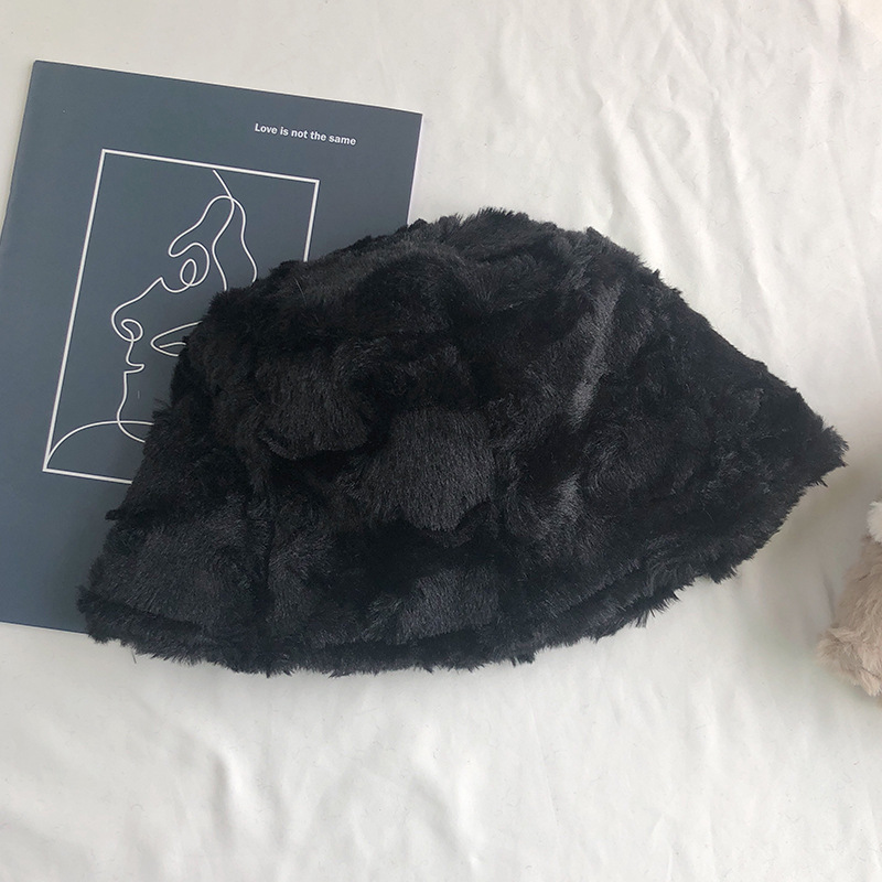 Casual Solid Warmer Plush Fisherman Hat