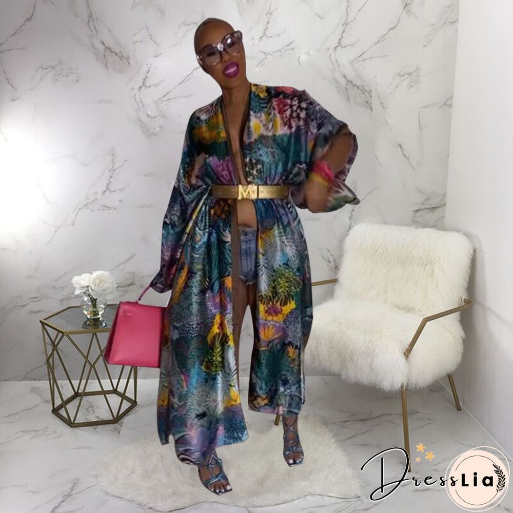 Loose Casual Cover Up Shirts Long Sleeve Cardigan